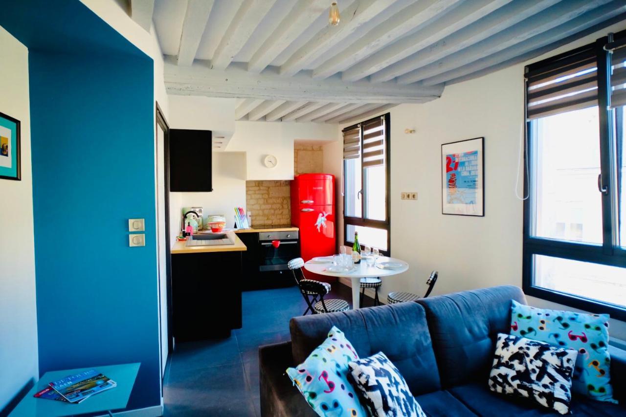 Ferienwohnung Le Perroquet Fringant, Rue Pietonne Et Quartier Historique Caen Exterior foto
